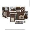 2 bedroom 2 bath floor plan 2 bedroom 2 bath floor planat Canopy Glen, Norcross, GA, 30093